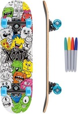 Kids Colour In Skateboard 28"