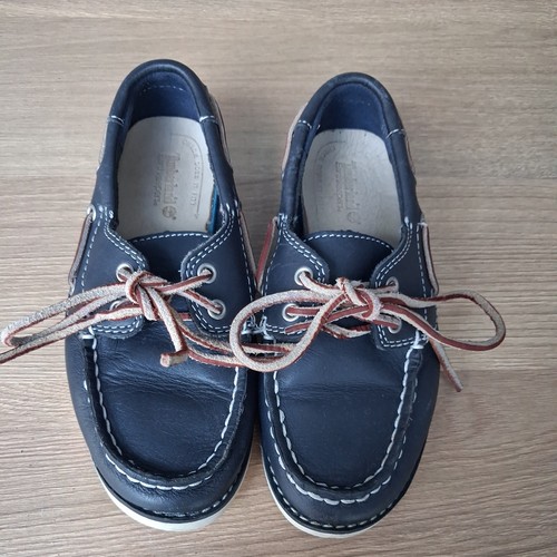 Kids navy leather lace - navy,
