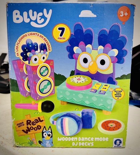 Bluey wooden toy kids decks - bluey,