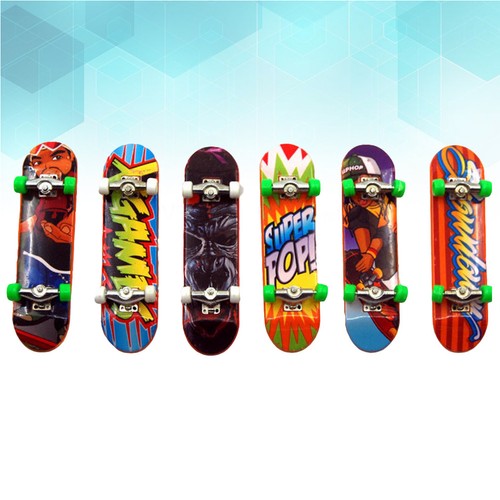 6pcs finger skateboard - finger,