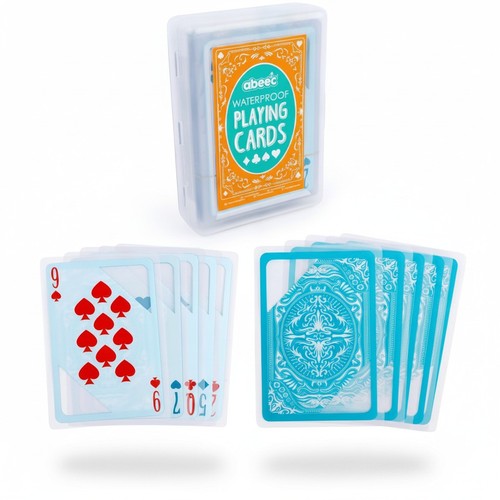 Waterproof transparent playing - transparent,