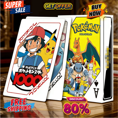 Pokémon poker playing - poker, cards